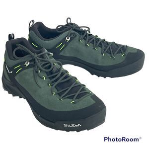 SALEWA MS Wildfire Leather  Outdoor Hiking Shoe Raw Green 61395/5331 Mens 11 NEW